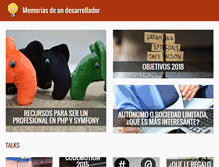 Tablet Screenshot of desarrolla2.com